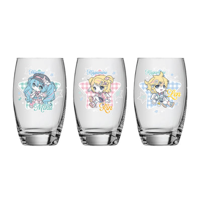 MIKU & RIN & LEN - 23 Glass Cup / MIKU & RIN & LEN OFFICIAL POP-UP STORE in SEOUL [Meet and Greet] OFFICIAL MD