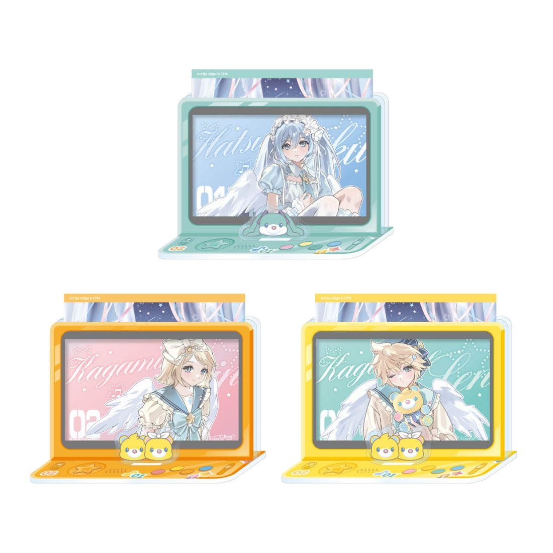 MIKU & RIN & LEN - 13 Acrylic Photocard Frame Stand / MIKU & RIN & LEN OFFICIAL POP-UP STORE in SEOUL [Meet and Greet] OFFICIAL MD