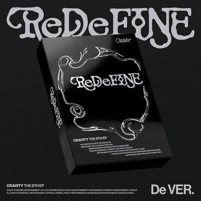CRAVITY - ReDeFINE / 8th EP Album (De VER.) * Limited Edition