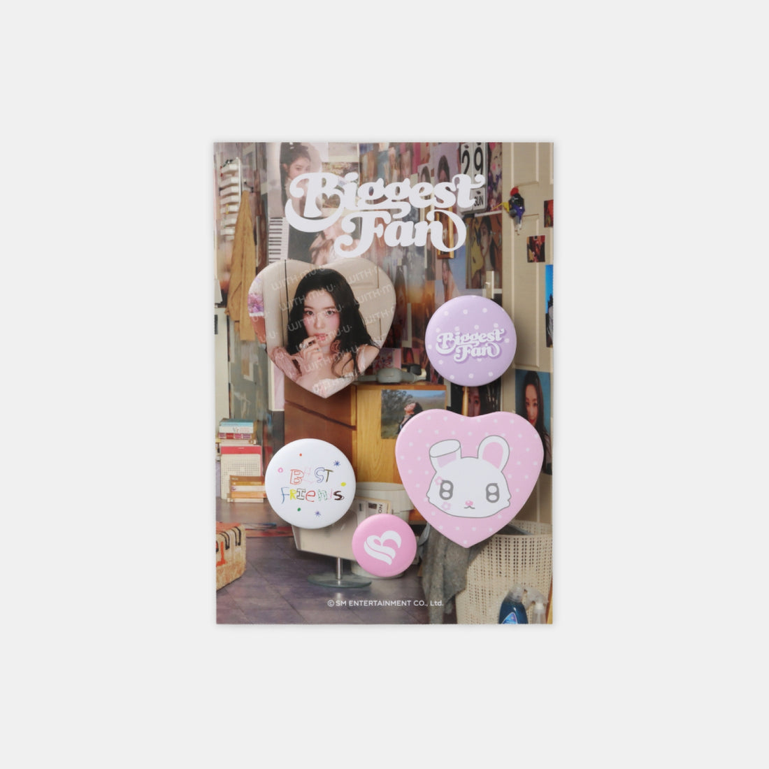IRENE - 09 Pin Button Set / 2026 IRENE 1TH ALBUM [Biggest Fan] OFFICIAL MD