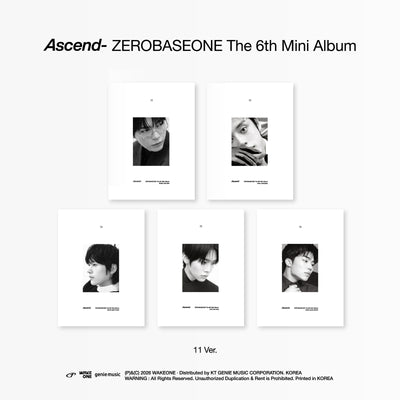 ZEROBASEONE - [Ascend-] / 6th Mini Album (11 Ver.)
