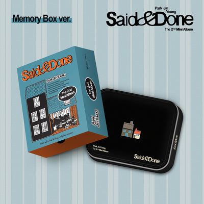 J.Y. Park - [Said & Done] / 2nd Mini Album (Memory Box ver.)