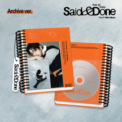 J.Y. Park - [Said & Done] / 2nd Mini Album (Archive ver.)
