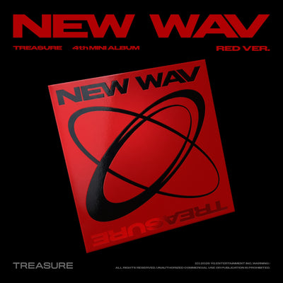 TREASURE - NEW WAV / 4th Mini Album (RED VER.)