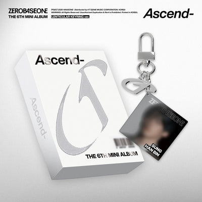 ZEROBASEONE - [Ascend-] / 6th Mini Album (LENTICULAR KEYRING Ver.) (6 Types Set)