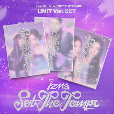 izna - SET THE TEMPO / 3rd Mini Album (UNIT Ver.) (3 Types Set)