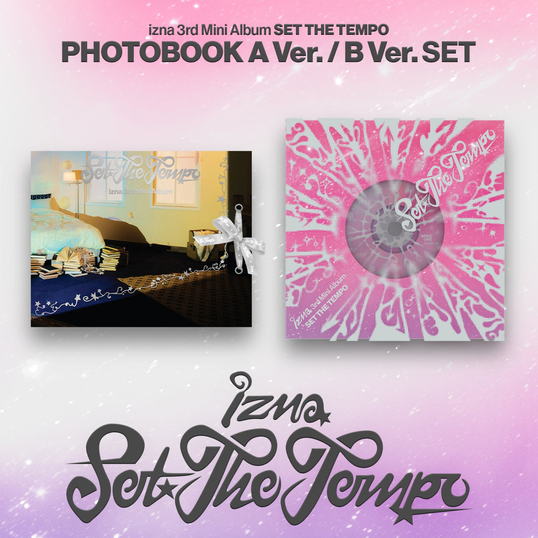 izna - SET THE TEMPO / 3rd Mini Album (PHOTOBOOK Ver.) (2 Types Set)