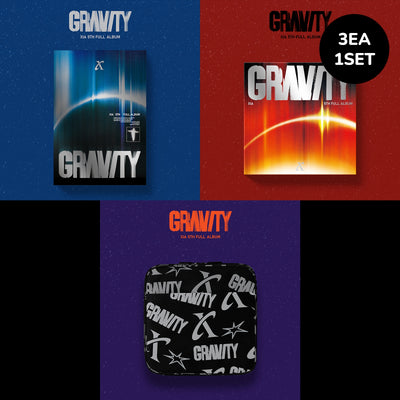 XIA - GRAVITY / 5th Full Album (Cosmic Ver.+ Orbit Ver.+ Solar Ver.(Limited Edition)) (3 Types Set)