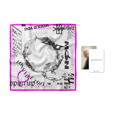 TAEYANG - 11 Pink Scarf Set / QUINTESSENCE OFFICIAL MERCH