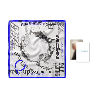 TAEYANG - 10 Blue Scarf Set / QUINTESSENCE OFFICIAL MERCH
