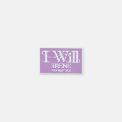 IRENE - 03 Badge / 2026 IRENE ASIA TOUR [I-WILL] in SEOUL OFFICIAL MD