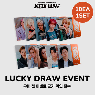 TREASURE - NEW WAV / 4th Mini Album (RAW VER.) (10 Types Set)