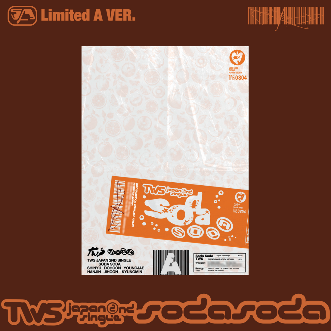TWS - 「SODA SODA」 / Japan 2nd Single Album Limited A