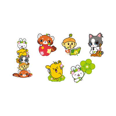 AND2BLE - 14 Removable Sticker Set / [Sequence 01: Curiosity] POP-UP OFFICIAL MD