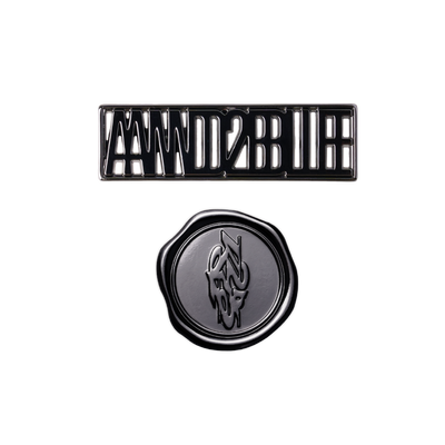 AND2BLE - 06 Metal Badge Set / [Sequence 01: Curiosity] POP-UP OFFICIAL MD