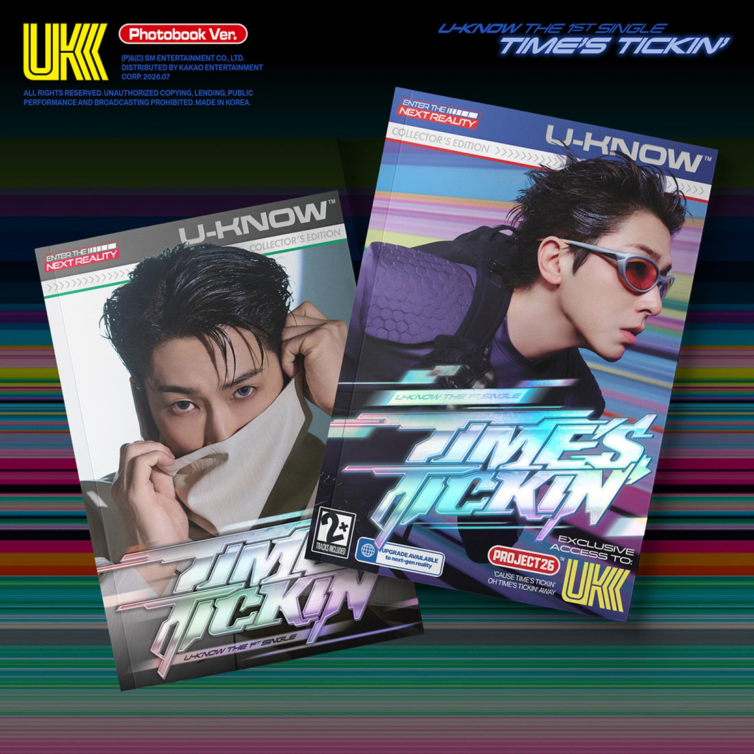 U-KNOW - Time’s Tickin’ / 1st Single Album (Photobook Ver.)