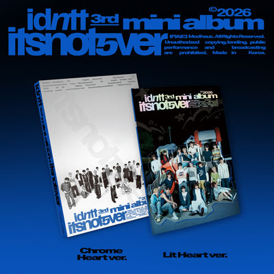 idntt - [itsnotover] / 3rd Mini Album (Chrome Heart ver. / Lit Heart ver.) (2 Types Set)