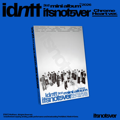 idntt - [itsnotover] / 3rd Mini Album (Chrome Heart ver.)