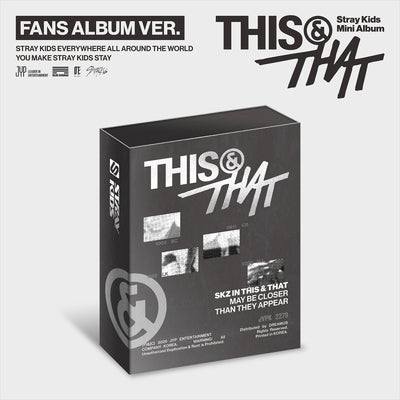 Stray Kids - THIS & THAT / Mini Album (FANS ALBUM VER.)