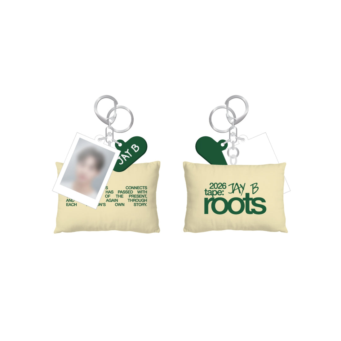 JAY B - 09 Cushion Keyring / 2026 JAY B tape: roots seoul OFFICIAL MD