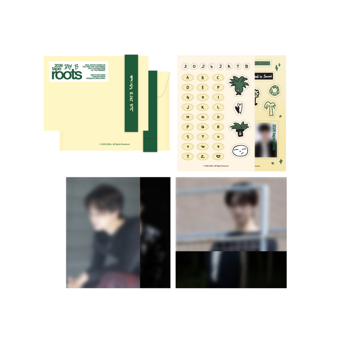 JAY B - 04 Postcard & Sticker Set / 2026 JAY B tape: roots seoul OFFICIAL MD
