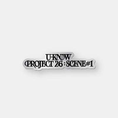 U-KNOW - 02 Logo Badge / 2026 U-KNOW [PROJECT 26 : SCENE#1] in SEOUL OFFICIAL MD