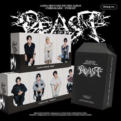 ALPHA DRIVE ONE - UNBREAKABLE : 少年BEAST / 2nd Mini Album (Hissing Ver.) (7 Types Set)