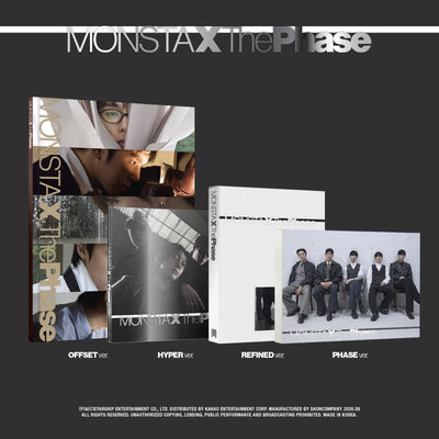 MONSTA X - The Phase / EP Album (4 Types Set)