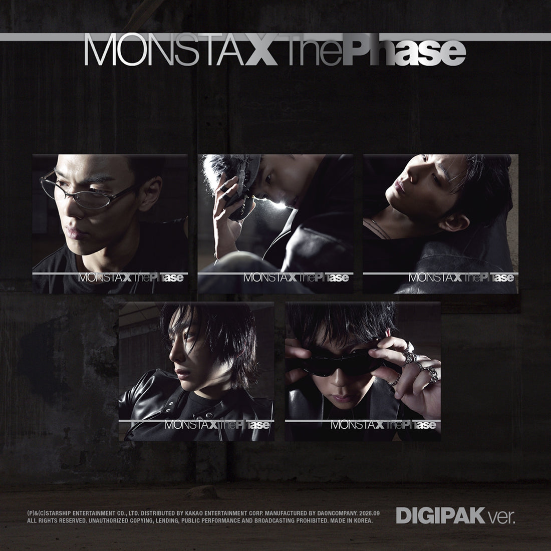 MONSTA X - The Phase / EP Album (DIGIPAK ver.)