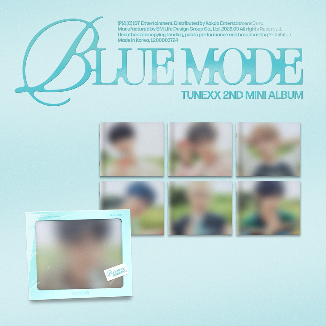 TUNEXX - BLUE MODE / 2nd Mini Album (INDIVIDUAL MODE ver.)