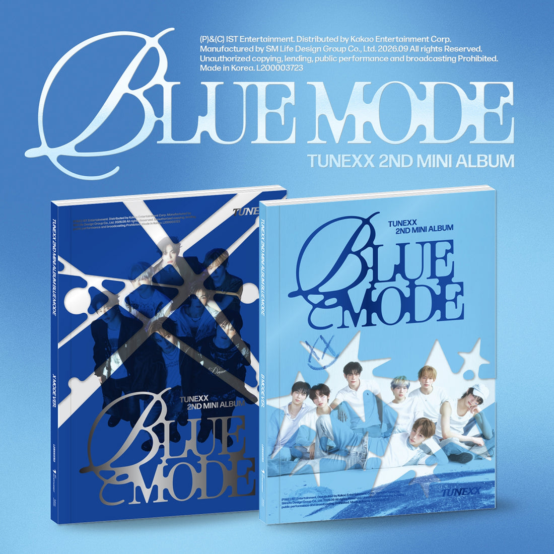 TUNEXX - BLUE MODE / 2nd Mini Album (B MODE ver. / X MODE ver.)
