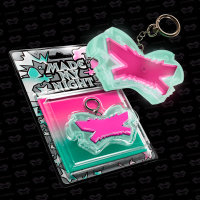 LE SSERAFIM - Made My Night / 2nd Single Album Glow Clicker Keychain (Pink ver.)