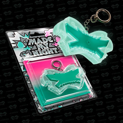 LE SSERAFIM - Made My Night / 2nd Single Album Glow Clicker Keychain (Mint ver.)