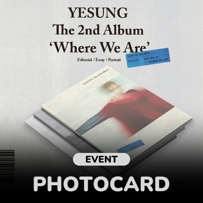 YESUNG - Where We Are / 2nd Full Album (Photobook Ver.)