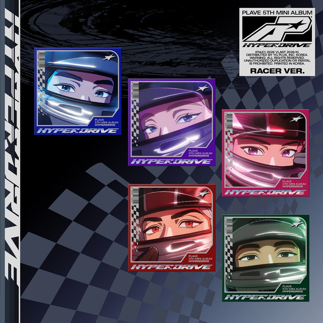 PLAVE - HYPERDRIVE / 5th Mini Album (Racer Ver.) (5 Types Set)