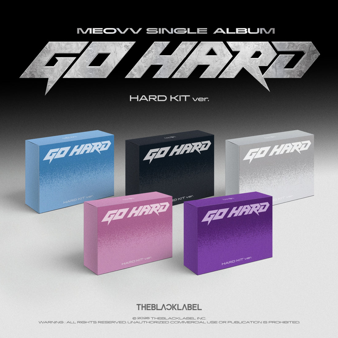 MEOVV - GO HARD / Single Album (HARD KIT ver.) (5 Types Set)