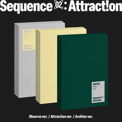 AND2BLE - Sequence 02: Attraction / 2nd Mini Album (Observe ver. / Attraction ver. / Archive ver.) (3 Types Set)
