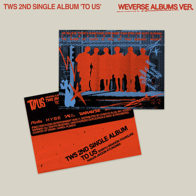 [Pre-order] TWS - TO US / 2nd Single Album (Weverse Albums ver.)