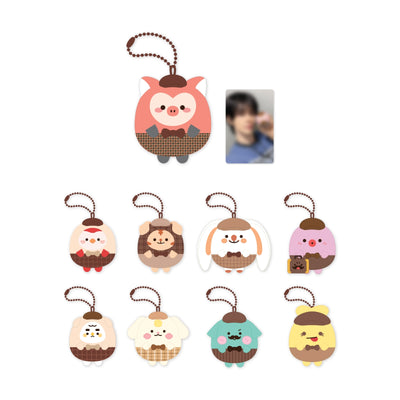 CRAVITY - 01 KKURU Mini Random Plush Keyring / 2026 CRAVITY CHARACTER [DETECTIVE CCREW] POP-UP STORE OFFICIAL MD