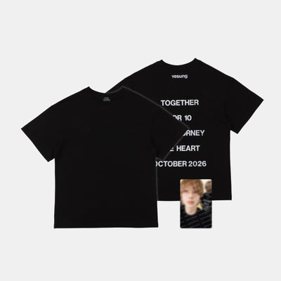 [Release 12/23] YESUNG - 06 T-Shirt Set (Where We Are ver.) / 2026 YESUNG 10TH ANNIVERSARY TOUR [ABOUT THE THINGS WE CALLED ORDINARY] OFFICIAL MD