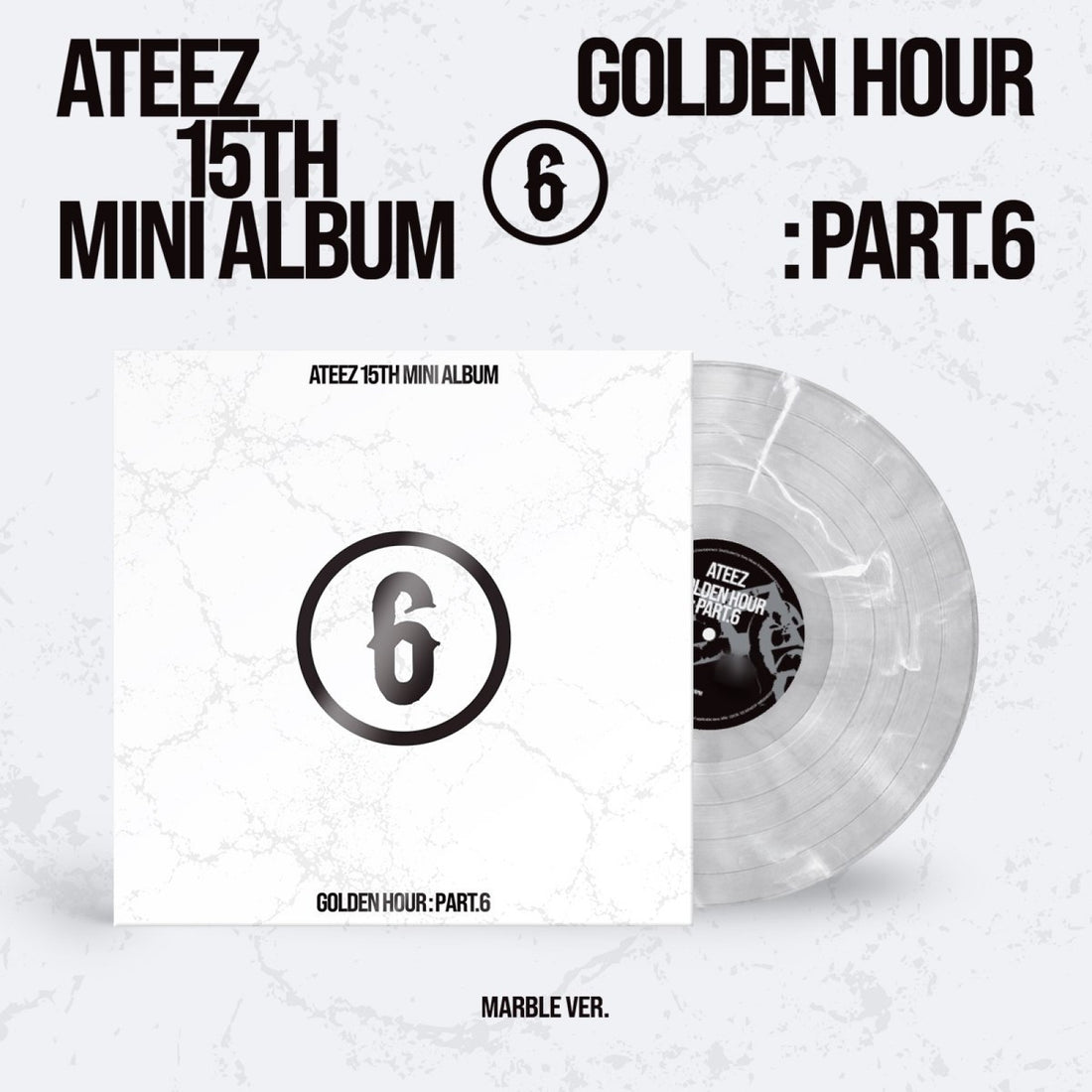 [Pre-order] ATEEZ - GOLDEN HOUR : Part.6 / 15th Mini Album (MARBLE VER.)
