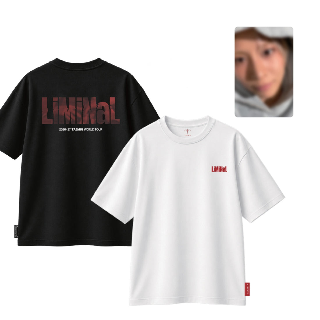 [Release 11/26] TAEMIN - 13 Short Sleeve T-Shirt / 2026-27 TAEMIN WORLD TOUR [LiMiNaL] in SEOUL OFFICIAL MD