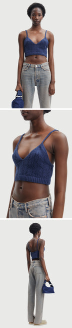 SAMSØE SAMSØE (W) Samsoy Samsoy KHLOE Knit Top - Pageant Blue (F23200022)