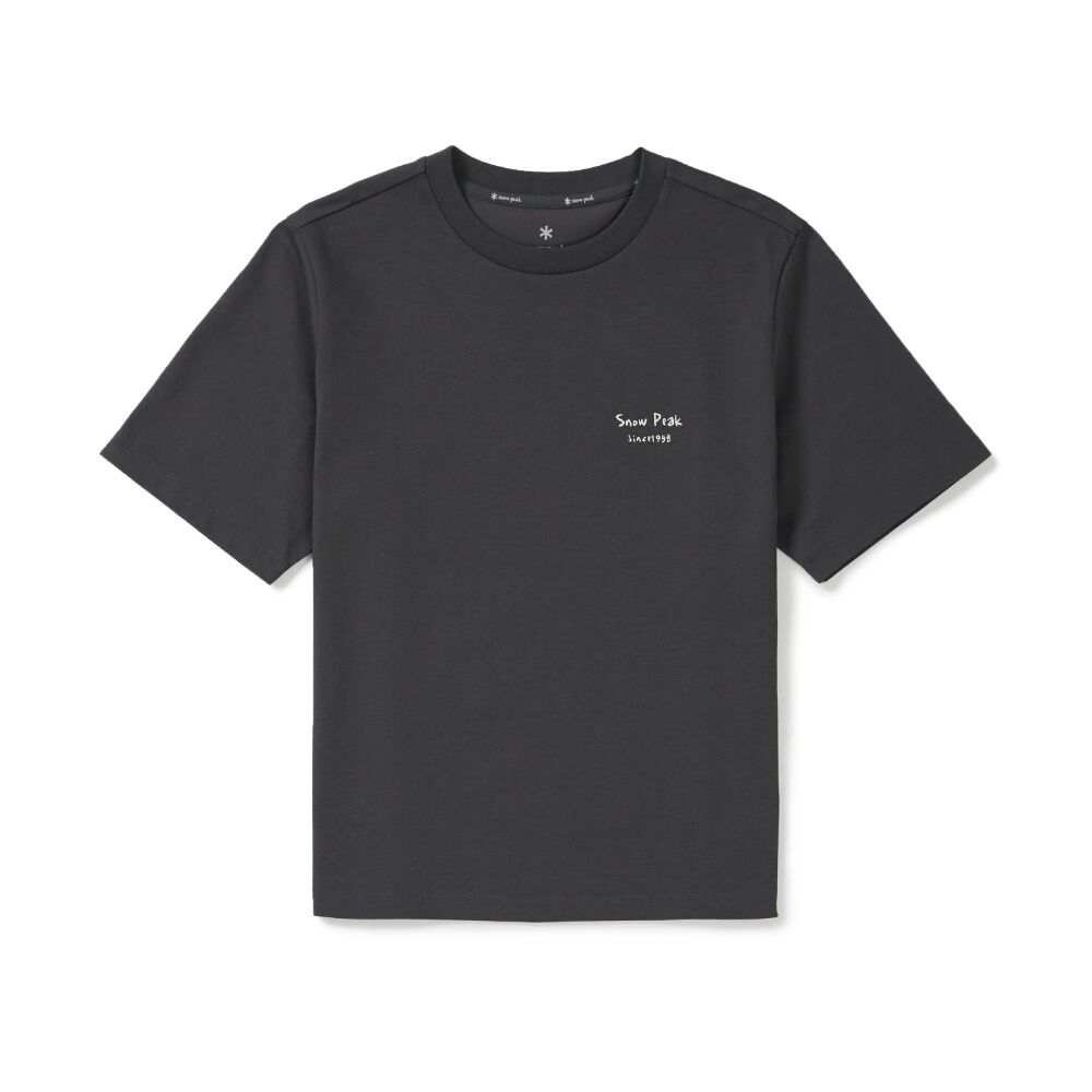 SNOWPEAK APPAREL Aerocool Women's Gardening Graphic Short Sleeve T-Shirt Charcoal (S26MWFTS23)