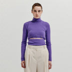 EENK XEPORA Separable Sleeveless Ribbed Top - Purple