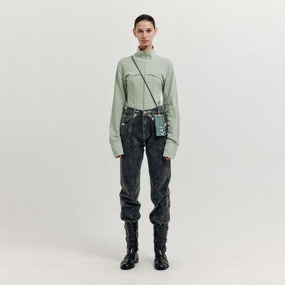 EENK Classic Denim Pants - Dark Grey