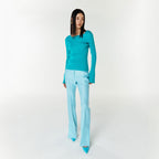 YCH RIBBED-KNIT TOP MINT (F23KT807MT)