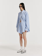 EENK [Wearing Son Dam-bi] YINDI Trunk Shorts - Sky Blue