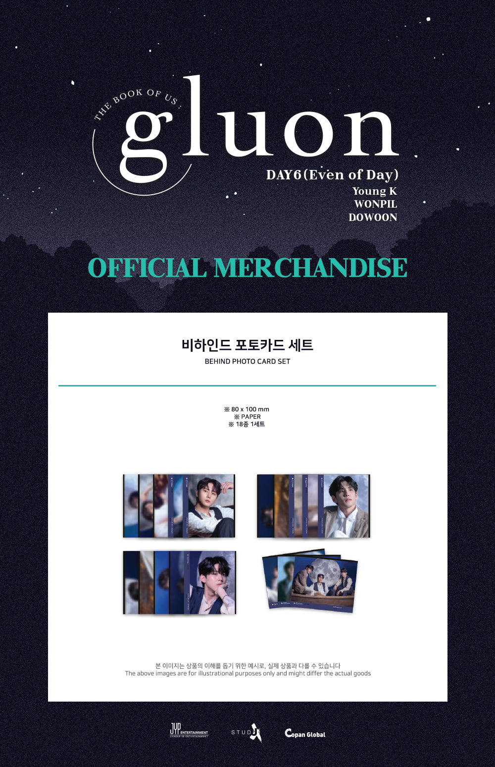 Even of Day - 10 Behind Photocard Set / 2020 Gluon