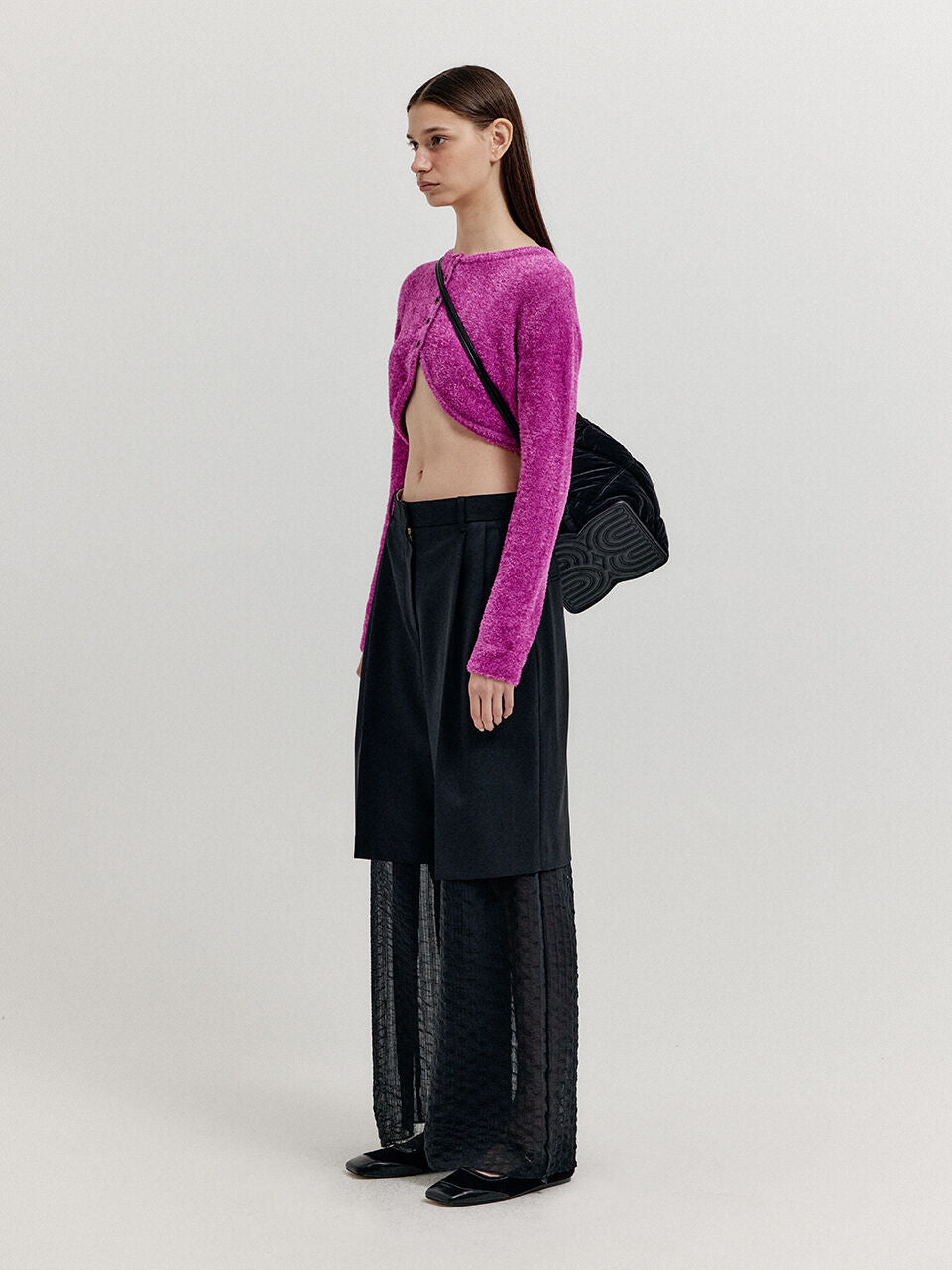 EENK EENK XORE Bolero Knit - Pink